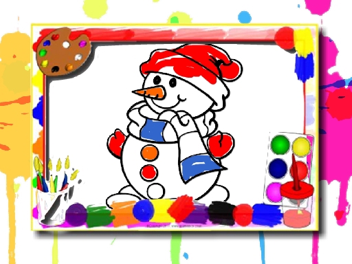 Game Screenshot Winter Coloring Book