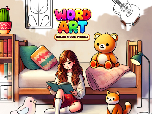Game Screenshot Word Art – Color Book Puzzle