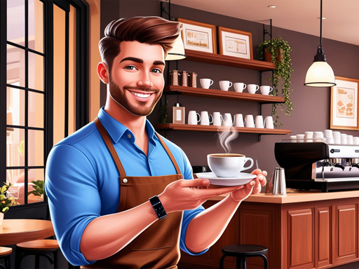 Game Screenshot Cafe Owner Business Simulator