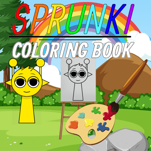 Game Screenshot Sprunki Coloring Book