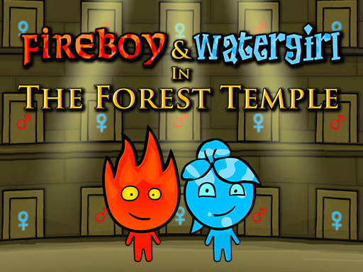 Game Screenshot Fireboy and Watergirl 1 Forest Temple