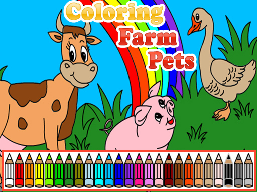 Game Screenshot Coloring Farm Pets
