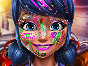 Game Screenshot Dotted Girl New Year Makeup