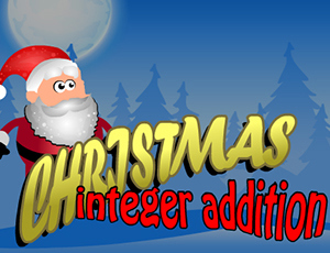 Game Screenshot Christmas Integer Addition