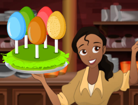 Game Princess Easter Egg Decoration