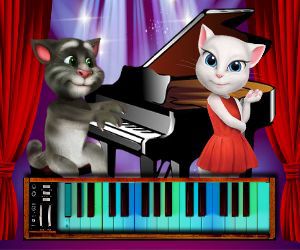 Game Screenshot Talking Tom Piano Time