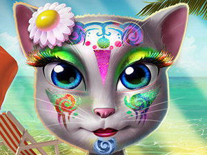 Game Screenshot Kitty Beach Makeup
