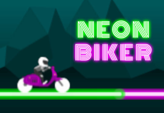 Game Screenshot Neon Biker