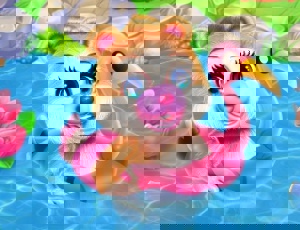 Game Screenshot Cute Bear Caring