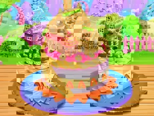 Game Doll House Cake Cooking