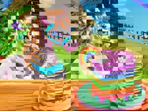 Game Pony Cooking Rainbow Cake