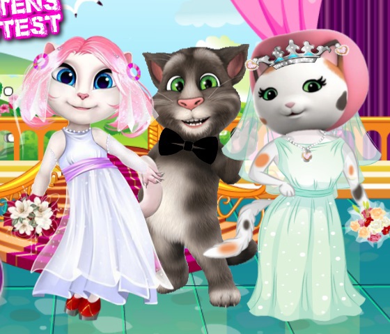 Game Screenshot White Kittens Bride Contest