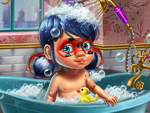 Game Screenshot Ladybug Baby Shower Care