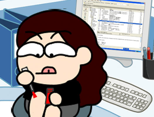 Game Screenshot Kill time in the office