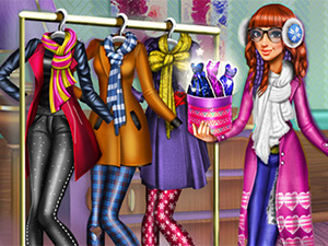 Game Screenshot Tris Winter Fashion Dolly Dress Up