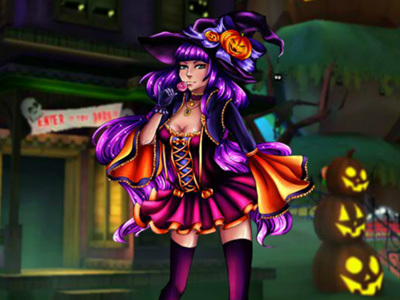 Game Screenshot Halloween Witch Dress!