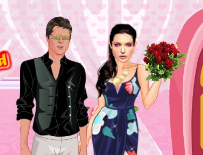 Game Screenshot Angelina And Brad Romantic Date