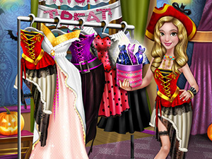 Game Screenshot Dove Halloween Dolly Dress Up H5
