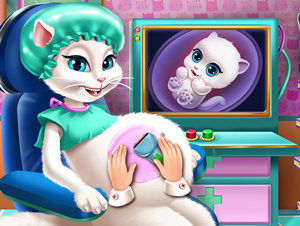 Game Screenshot Kitty Pregnant Checkup