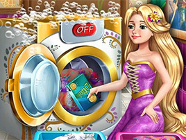 Game Goldie Princess Laundry Day