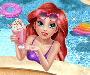 Game Mermaid Princess Pool Time