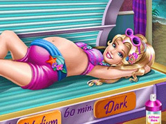 Game Pregnant Princess Tanning Solarium H5