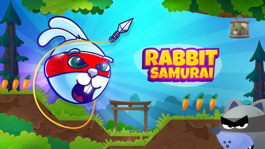 Game Screenshot Rabbit Samurai - Ninja ball games