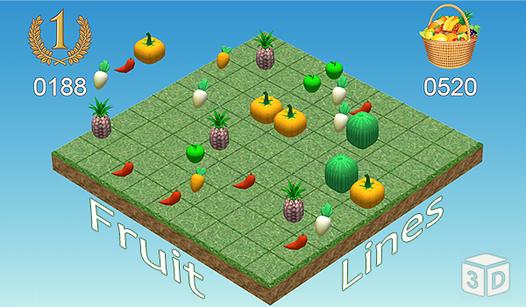 Game Screenshot Fruit and Vegetable Tiles