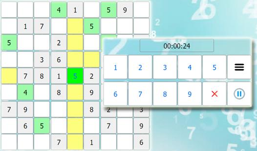 Game Screenshot Классическое судоку