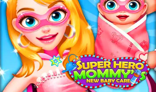 Game Screenshot Superhero Mommy's New Baby