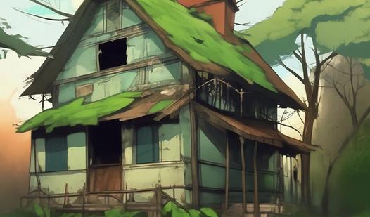 Game Screenshot Abandoned house