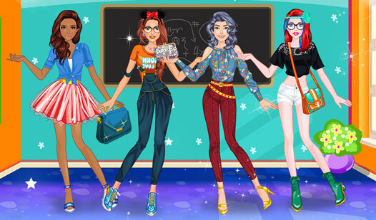 Game Screenshot High School Dress Up