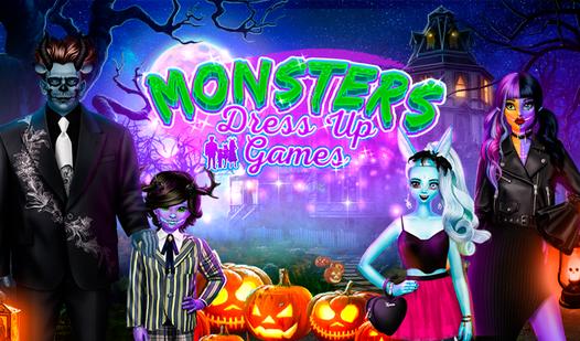 Game Screenshot Monsters Family Dress Up