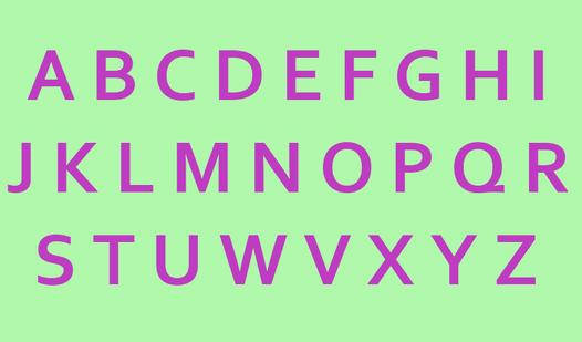 Game Screenshot Letters trainer