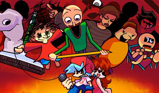 Game Screenshot Baldi's Basics in Funkin