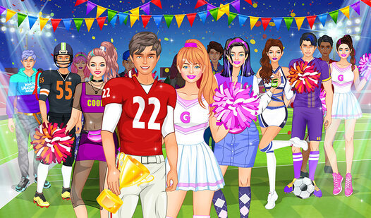Game Screenshot College Sport Dress Up