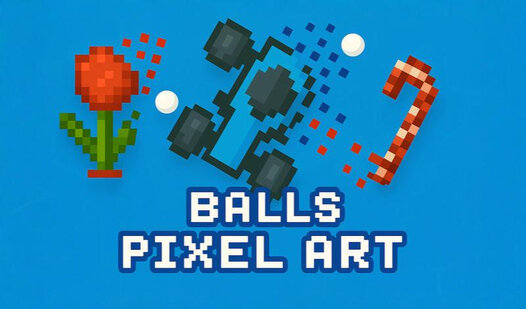 Game Screenshot Balls: Pixel Art