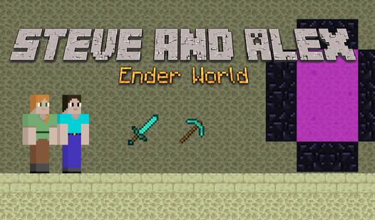 Game Screenshot Steve and Alex Ender World