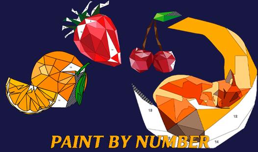 Game Screenshot Poly - Paint by number