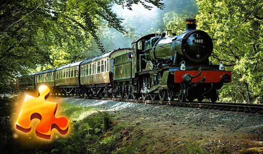 Game Screenshot Train Jigsaw Puzzle
