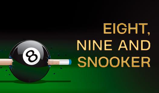 Game Screenshot Eight, Nine and Snooker