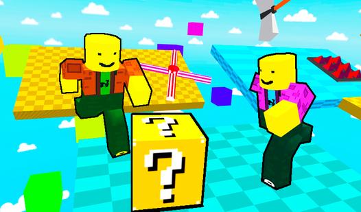 Game Screenshot Lucky blocks obby for two players