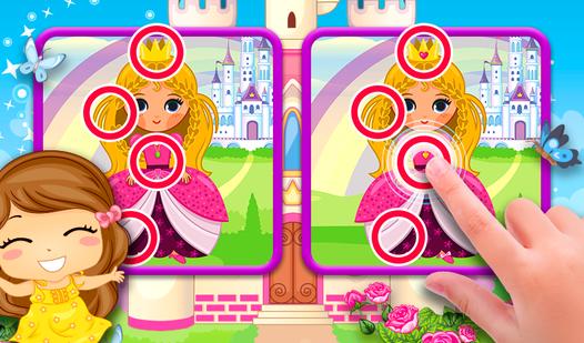 Game Screenshot Find the differences for girls