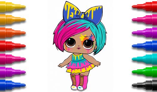 Game Screenshot Dolls Coloring Game for girls
