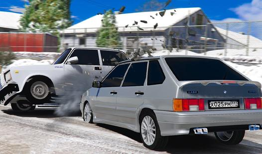 Game Screenshot Traffic Racer Village Russia