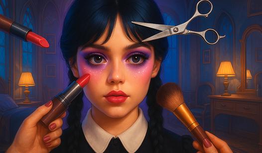 Game Screenshot Make up Salon Time to decorate the Wednesday