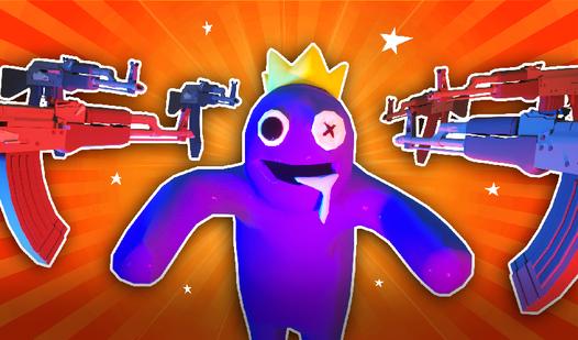 Game Screenshot Invasion of the Rainbow Friends. Shooter!