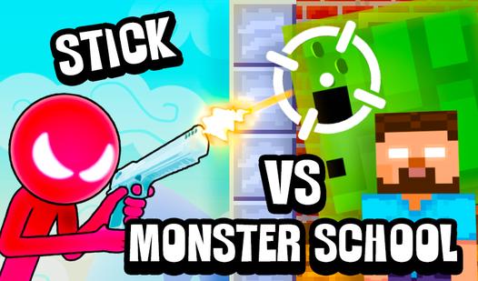 Game Screenshot Stick vs Monster School