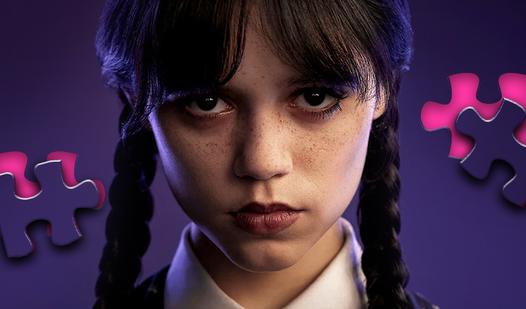 Game Screenshot Wednesday Addams Puzzles