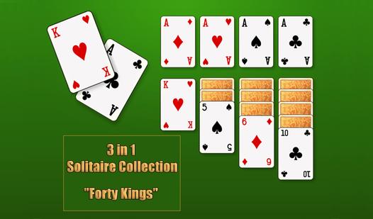 Game Screenshot 3 in 1 Solitaire Collection "Forty Kings"